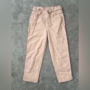 GAP linen paper bag pants